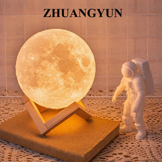 Đèn LED Để Bàn Hình Mặt Trăng 8cm