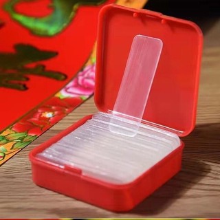 Hộp 60 miếng dán 2 mặt trong suốt siêu dính, băng keo 2 mặt
