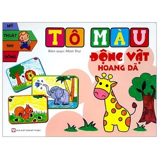 Sách - Tô Màu Động Vật Hoang Dã (Tái Bản)