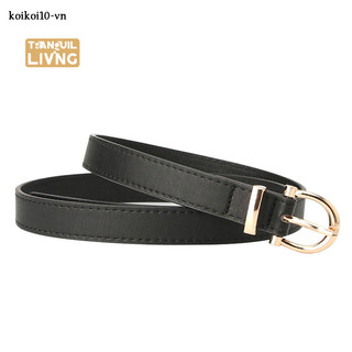 Dây đeo thắt lưng nữ bằng da đen Nâu xanh Thắt lưng nữ Thắt lưng nữ Thắt lưng bé gái mới