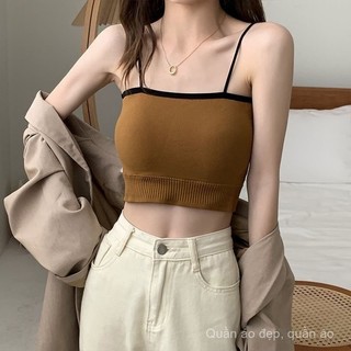 Bán chạy nhất áo hai dây quấn ngực áo lót nữ sinh không gọng nâng ngực mùa hè Áo Lót Chống hở đáy Áo lót nữ 9MGB