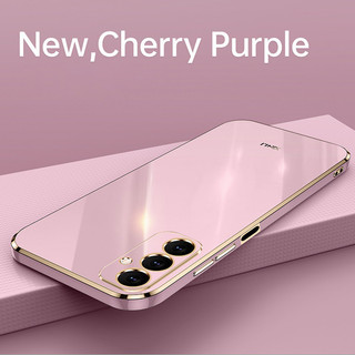 Ốp Lưng Mạ Silicon Mềm 6D Cho Samsung Galaxy M35 M55 M15 F15 5G Vỏ Điện Thoại Di Động Chống Sốc Có Bảo Vệ Camera