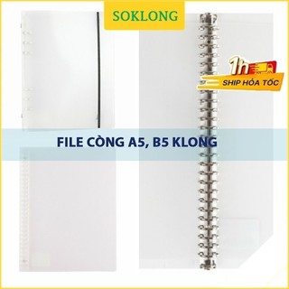 File còng Klong A5, B5, còng sắt, nhựa lưu trữ tài liệu VPPKLONG
