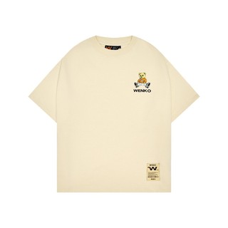 Áo Thun WENKO Áo Thun Gấu hình in Pet Nam Nữ Unisex Vải cotton 100%