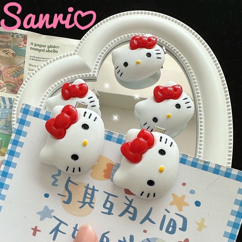 Kẹp tóc Hello Kitty, kẹp tóc nhỏ hoạt hình, kẹp tóc Hello Kitty