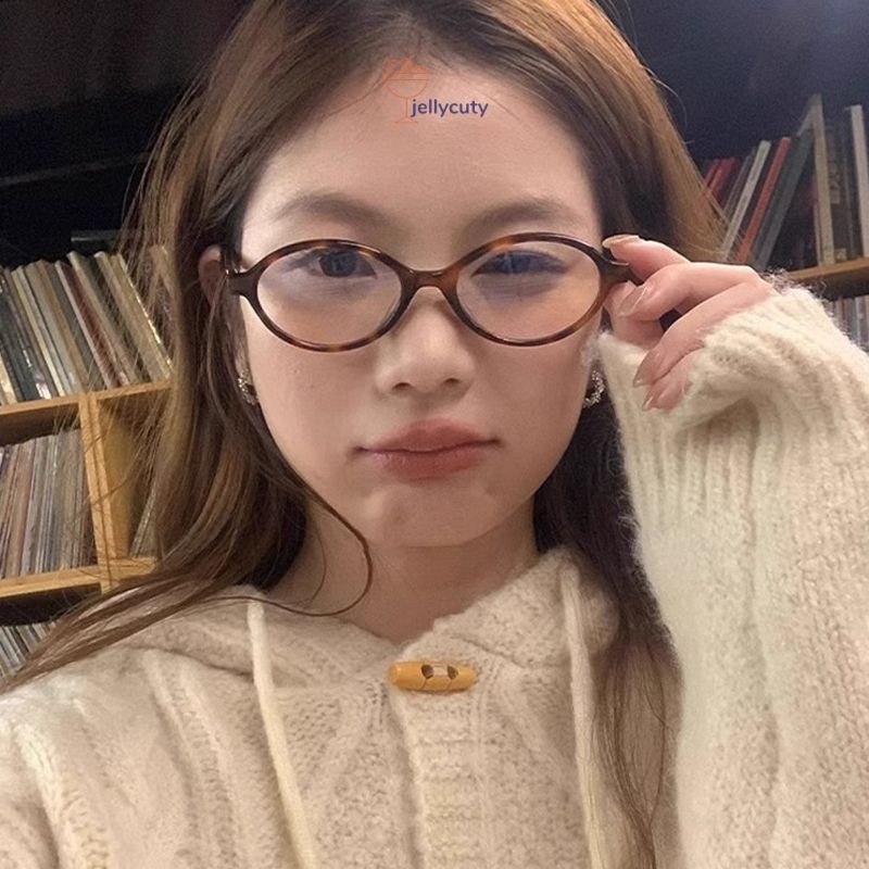 🍥jellycuty🍥 👓Mắt kính gọng cận nữ form Oval dẹt Y2k Phong cách Hàn Quốc Hot trend | BigBuy360 - bigbuy360.vn