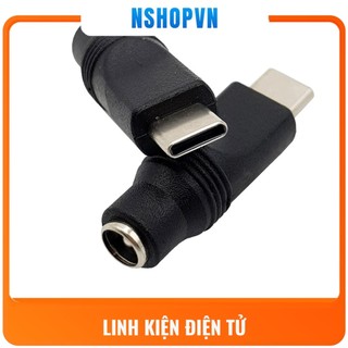 Đầu chuyển đổi DC 5.5x2.1mm sang USB type C