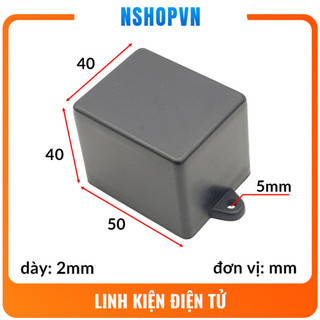 Hộp nhựa 1 quai nhỏ 50x40x40mm