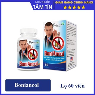 [CHÍNH HÃNG] Boniancol- Hỗ Trợ Cai Rượu Hiệu Quả - LỌ 60 VIÊN
