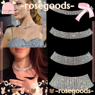Vòng cổ choker đính đá Diamante nhiều màu thời trang thích hợp cho cặp đôi