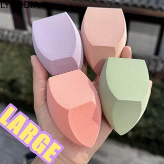 LYMEDIA Máy xay sinh tố trang điểm, Lightwear Dry and Wet Mỹ phẩm Puff, Phụ kiện trang điểm đầy màu sắc 8CM Siêu lớn Du lịch phải có Dụng cụ bôi bọt biển mỹ phẩm cho bột che khuyết điểm kem