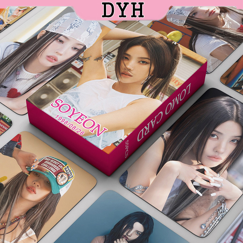 Dih 55 Cái / hộp (G) I-DLE Soyeon Photocards I SWAY Album KPOP LOMO Card Collection Card