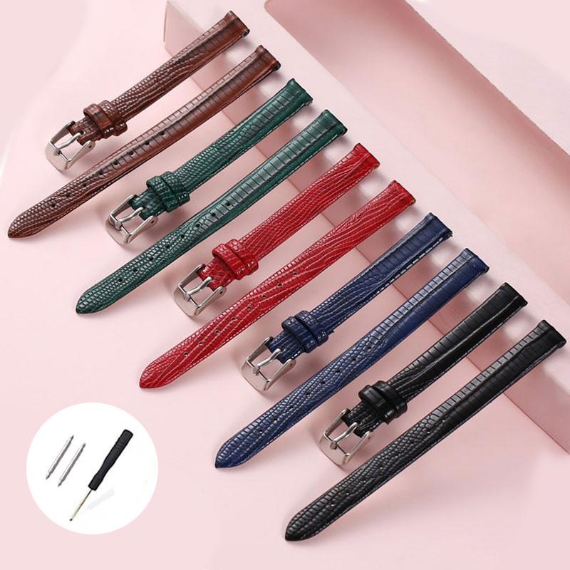 Dây đeo đồng hồ bằng da cỡ nhỏ cho Lola Rose cho dây đeo đồng hồ thạch anh Nữ Vòng tay nữ 8mm 10mm 1