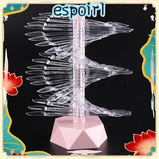 DFGF Đỡ Trưng Bày Lọ Sơn Móng Tay 60 Lỗ Xoắn Ốc Tiện Lợi Dành Cho Luyện Tập