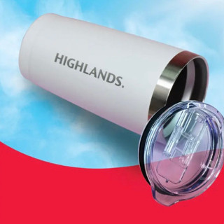 Nắp Nhựa Trong Thay Thế Ly Giữ Nhiệt HIGHLANDS COFFEE Nắp trượt Chống Bụi Chống Tràn