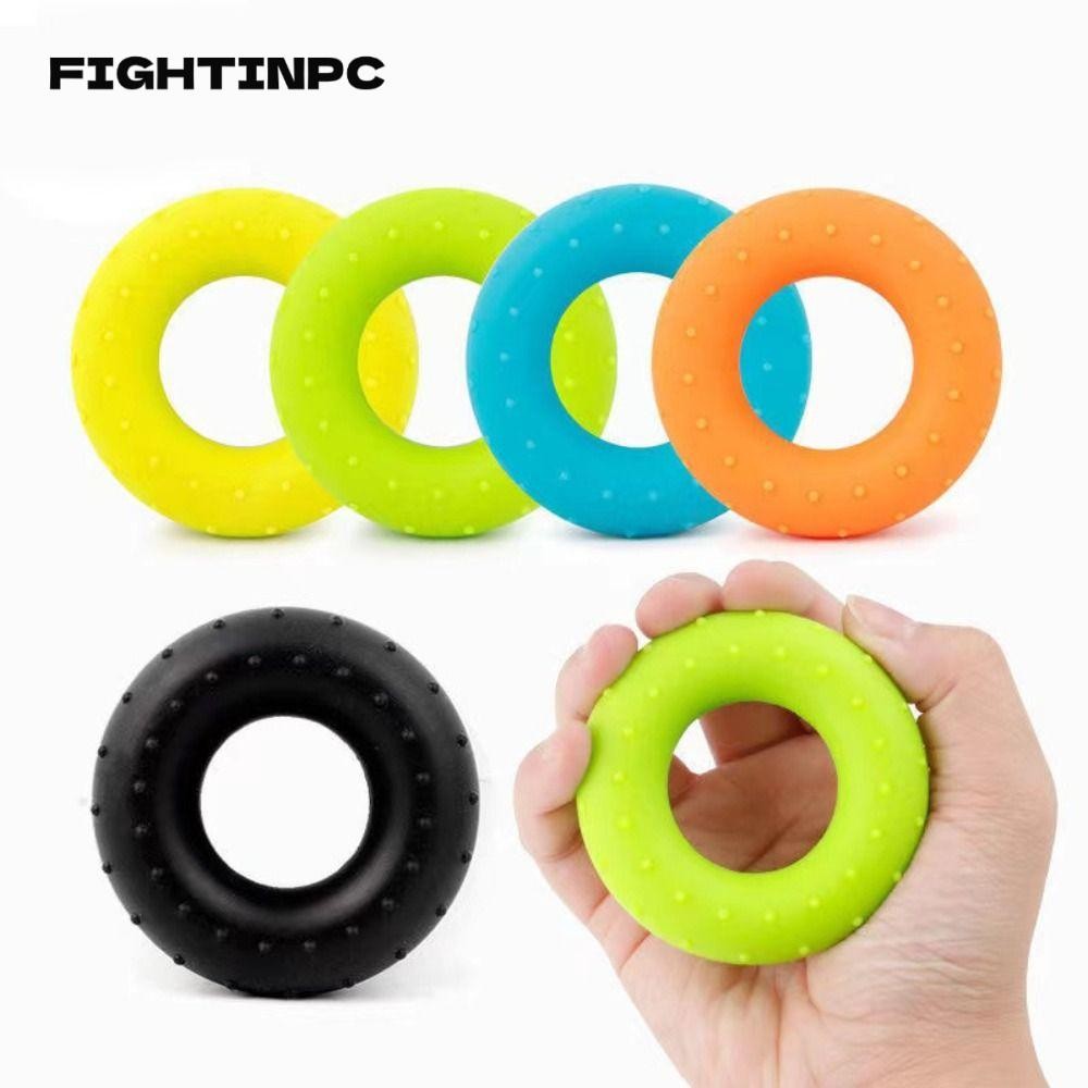 FIGHTINPC Cáng ngón tay, Máy tập ngón tay silicon 7 cm, Huấn luyện viên sức mạnh cầm 5 màu 40LBS