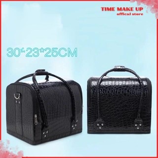 Cốp da cốp đựng đồ makep nail phun xăm. Cốp da đa năng xách tay MS 000142 [ TIME MAKE UP ]