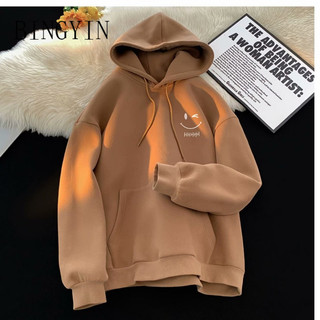 BINGYIN Áo khoác hoodie sweater nỉ siêu rẻ phù hợp nam nữ rộng thoải mái 2024 NEW MWY2490L6H 37Z240909