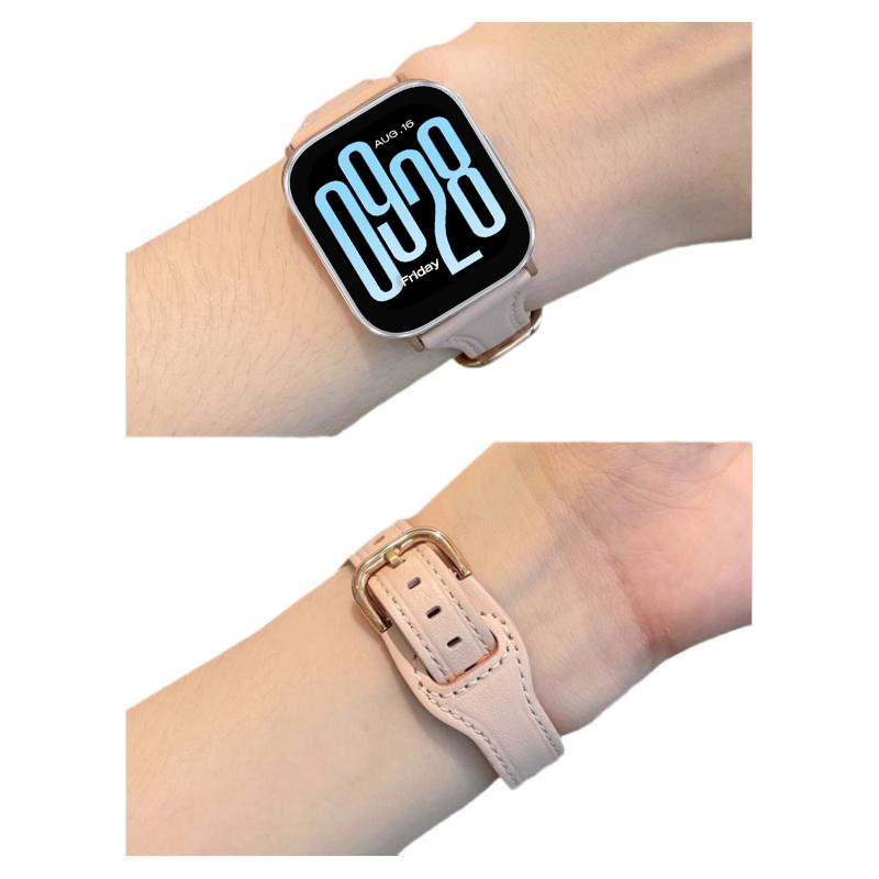 Dây đeo đồng hồ bằng da mỏng cho Xiaomi Redmi Watch 5 Active Smart Watch Dây đeo thay thế Dây đeo cổ