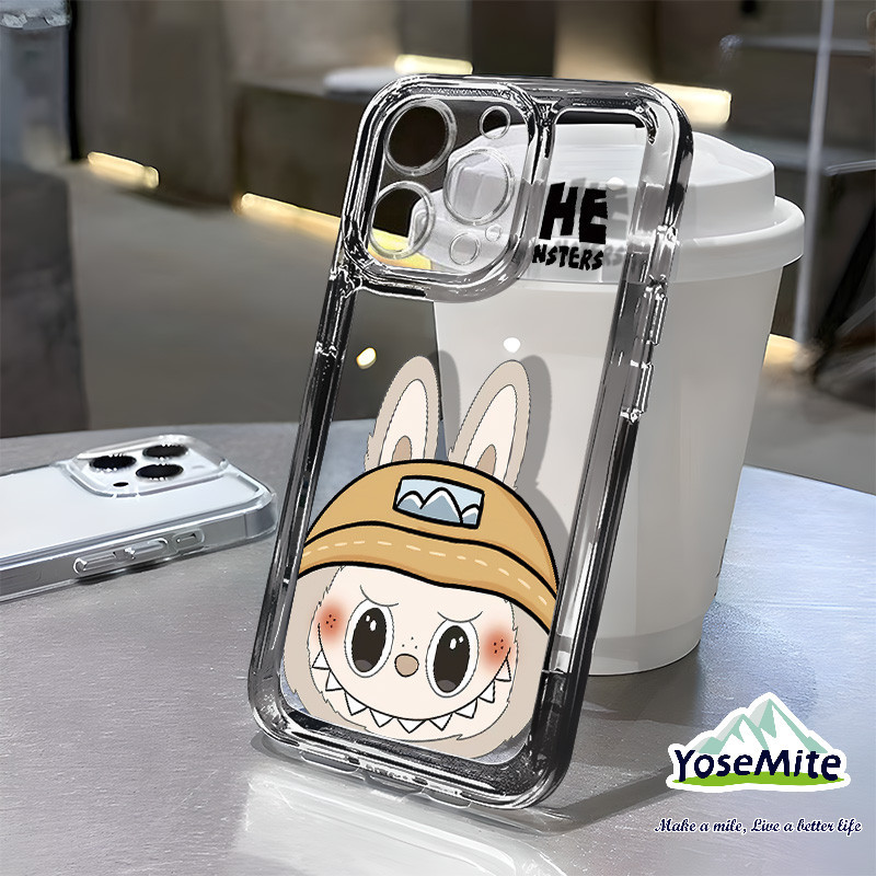 ốp lưng  iPhone 16 15 11 labubu Ốp Túi Khí Cho iPhone 16 15 Pro Max 11 14 13 12 Pro Max 15 8 7 Plus 