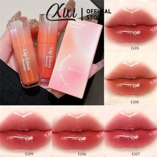 Mansly Lip Glaze, Nước Mật Ong Chống Thấm Nước Lâu Dài Gương Màu Son Bóng Sinh Viên Đảng Parity Trang Điểm Nữ Cosmectics