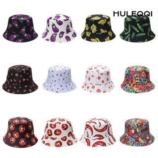 HULEQQI Mũ Xô Ngoài Trời Hoa Văn Nấm Nấm Mũ Chống Nắng Mùa Hè