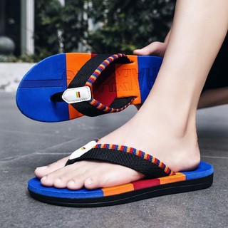 Dép xỏ ngón nam chất lượng cao Màu sắc phù hợp với hoa văn đế cao su hợp thời trang EVA Chống trượt mặc @ -