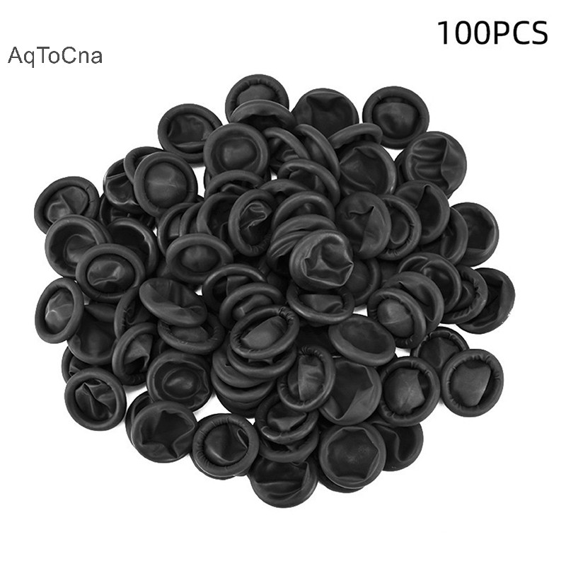 Aqtocna 100 Chiếc Màu Đen Dùng Một Lần Hình Xăm Máy Xoay Bút Tay Cầm Hình Xăm Bao HGVN