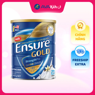  Sữa bột người lớn Ensure Gold StrengthPro hương vani 800g 