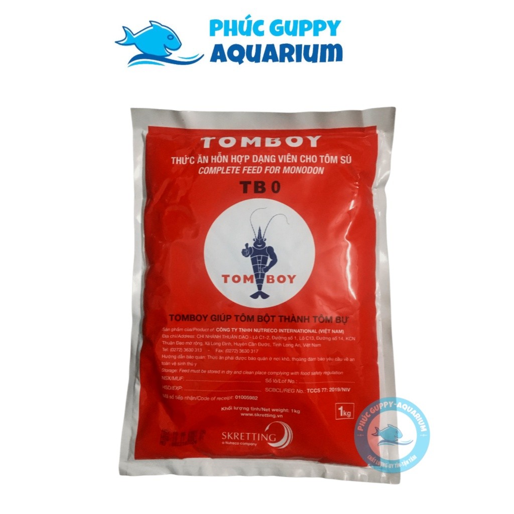 [500g-1kg] Cám Tomboy Số 0 -Thức Ăn Dạng Mịn Nuôi Cá Bột, Cá Con, Artemia Hoặc Trộn Cám Cho Cá