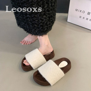 Leosoxs  dép sandal nữ dép bánh mì nữ dép bánh mì Chống Trượt Năng động Lịch lãm Thoải mái Đàn hồi Thiết kế độc đáo Phong cách Sang trọng FDL24A01BJ 41Z241008