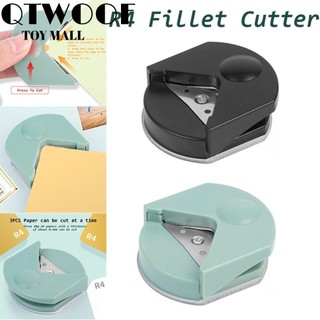 QTWOOF   Dụng Cụ Cắt Giấy Làm Từ Kim Loại Hình Cầu Vồng Dễ Thương|Dụng Cụ Cắt Giấy Hình Tròn Tiện Dụng