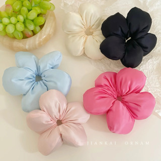 Vòng buộc tóc hoa ba chiều mới của Hàn Quốc Dây buộc tóc bé gái Y2k ngọt ngào