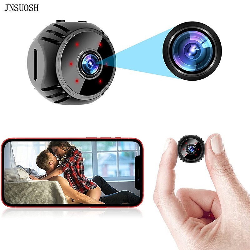 ( Mẫu Mới 2023 ) Camera Siêu Nhỏ , Camera Mini Không Dây W8 , Mua Camera Siêu Nhỏ Kết Nối Điện Giám Sát Video Siêu Nhỏ