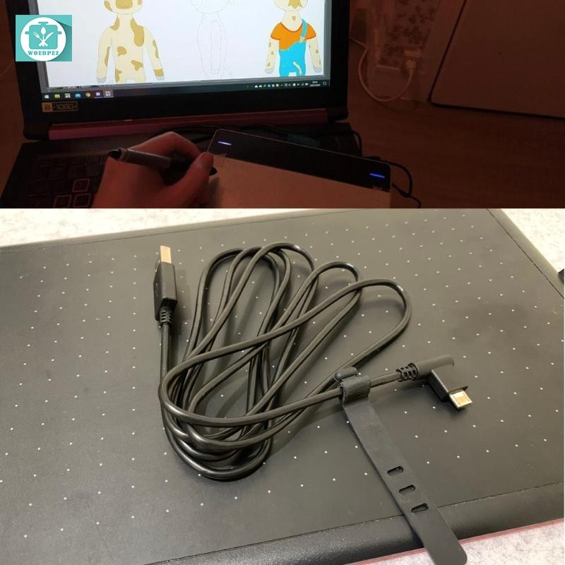 USB Power Cable for  Digital Drawing Tablet Charge for CTL4100 6100 CTL471