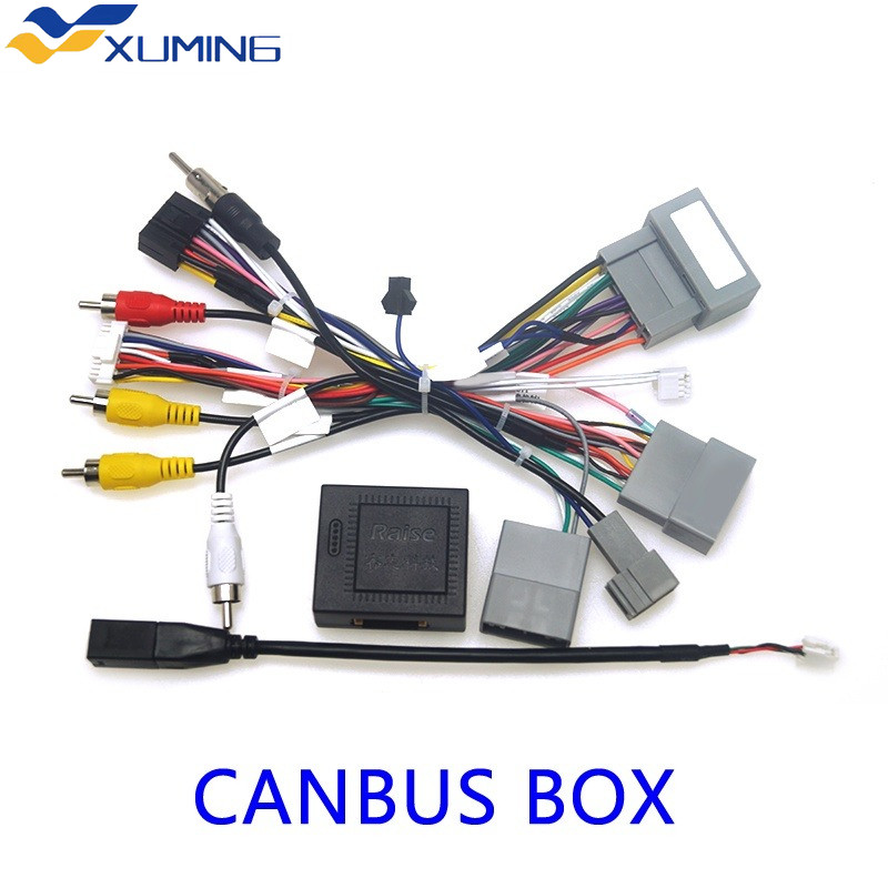XM Car 16Pin Android Stereo Power Dây nịt có Canbus + USB Dành cho Honda XR-V (15-17) / Vezel (15-18