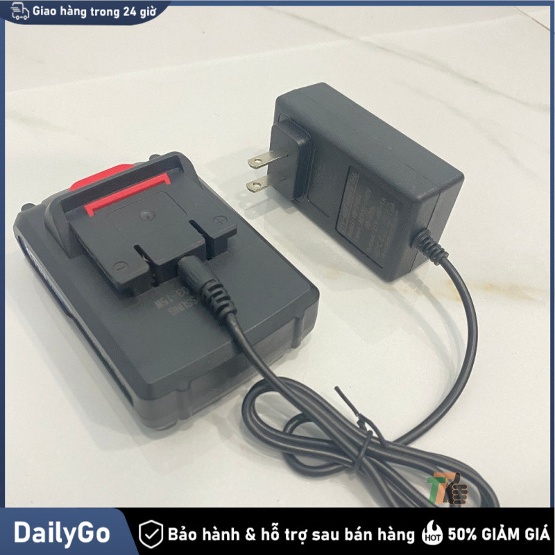 Bộ sạc, Sạc Pin 21V, bắn vít cầm tay, chuyên sạc pin Liion 21V, có đèn báo đầy, Sạc Pin