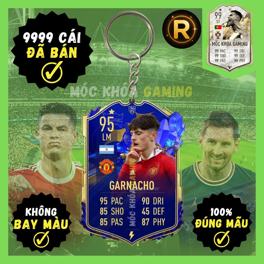 Móc Khóa Alejandro Garnacho - Móc Khoá GAMING_Rin Huda
