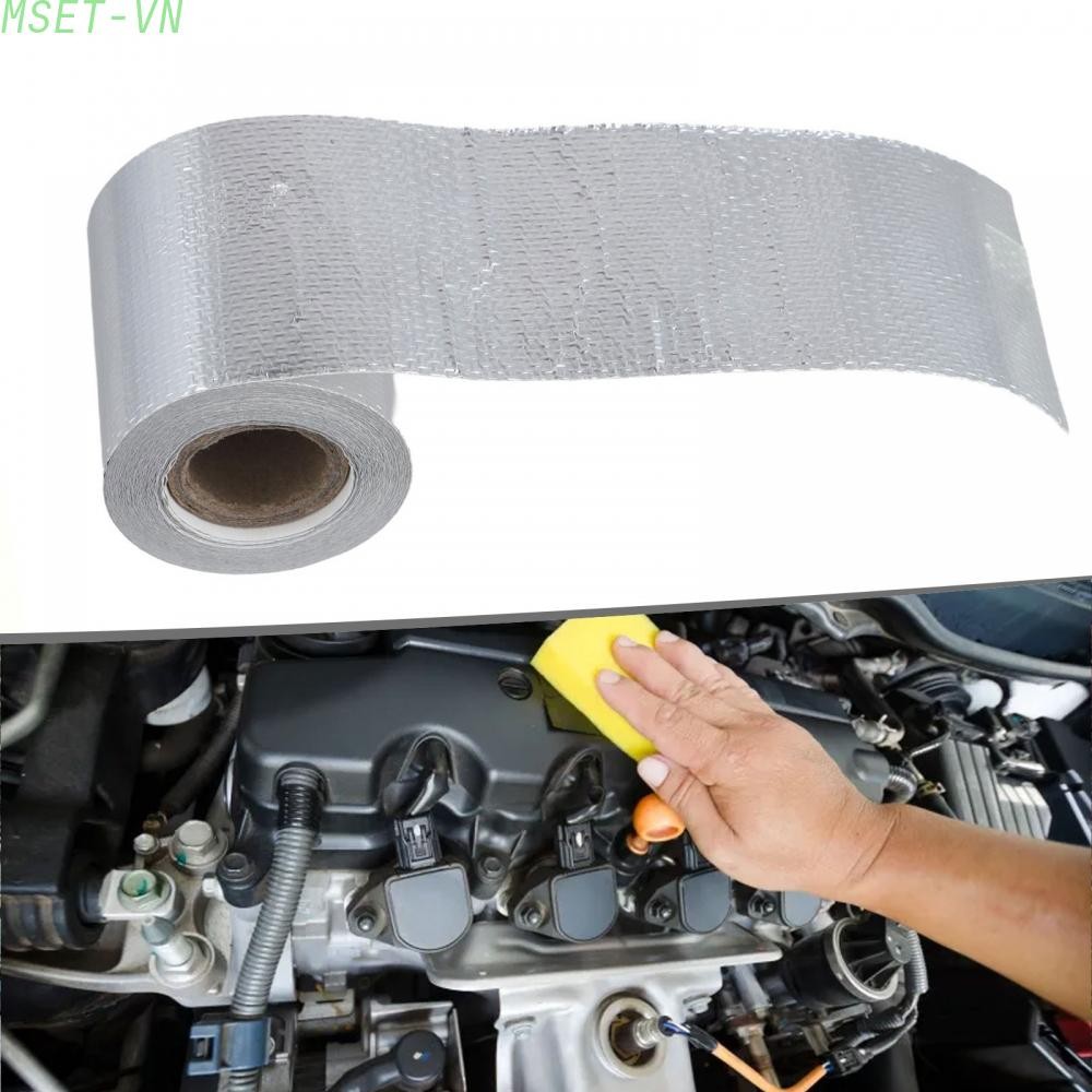 Aluminum Foil Heat Shield Tape High-temperature Resistant Exhaust Header Wrap