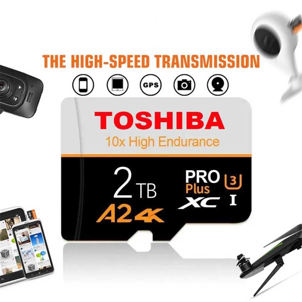 Thẻ Micro TF SD class10 Thẻ Nhớ SD 2TB 128GB 1TB 512GB 256GB U3 V30 Thẻ Flash Nhớ Lớn Cho Điện Thoại Laptop PC camera Quan Sát