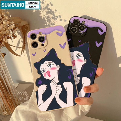 Ốp Điện Thoại Suntaiho Anime Đẹp Thủy Thủ Mặt Trăng Koan Silicone Mềm Cao Cấp Chống Sốc Cho iPhone 11 12 13 14 15 16 Pro Max IP 7 8 Plus Iphon X XS XR Xs max
