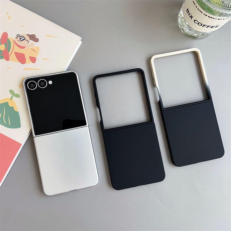 Dành Cho Samsung Galaxy Z Flip 7 Z Flip7 ZFlip7 Ốp điện thoại Màu Macaron Cứng Ốp điện thoại