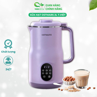 [ BẢN TIẾNG VIỆT 2L ] Máy Làm Sữa Hạt Đa Năng OSTMARS Hẹn Giờ Thông Minh Công Suất 600W  TUIDO SHOP