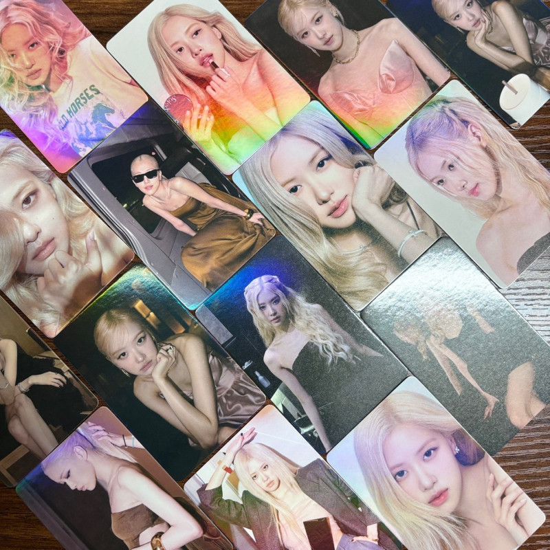 [Domestic Shipping] Blackpink Rosé Photocard Laser Photocard ROSE Blackpink Goods Blackpink Photocar