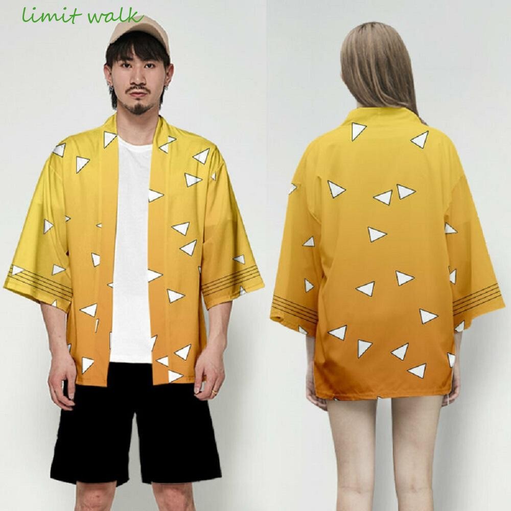 Áo Khoác và Quần Cosplay Phối Cảnh Anime Cho Nhân Vật Tomioka Giyuu, Kamado Nezuko và Kamado Tanjiro
