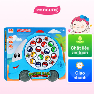 Bộ câu cá hình xe mặt cười dễ thương có phát nhạc HW24114072 C412 (Vàng)