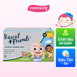  Thùng Tã quần Rascal+Friend Cocomelon size XL 13-18kg 58 miếng 