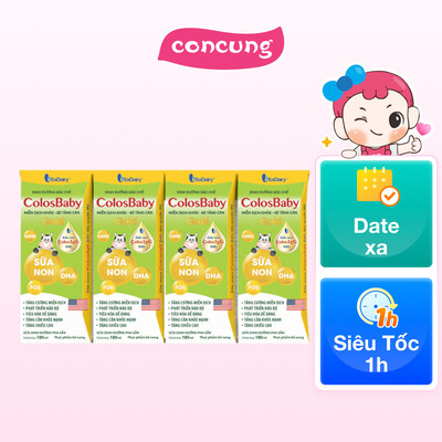 Sữa Colosbaby Gold 180ml (Lốc 4 hộp)