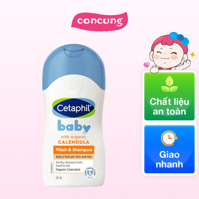 QT Cetaphil - CETAPHIL BABY CALENDULA W&S 50ML FOC