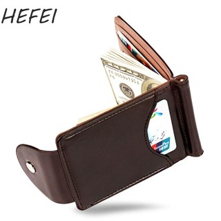 HEFEI Kẹp tiền Ví ngắn cầm tay Túi xách nam Túi đựng thẻ